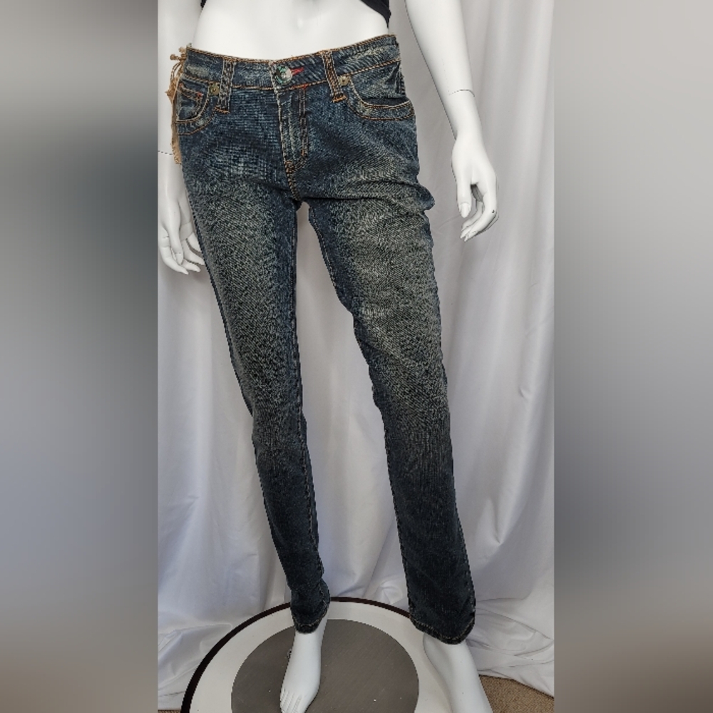 Marlow Women's Straight Leg Jeans - Dark Blue